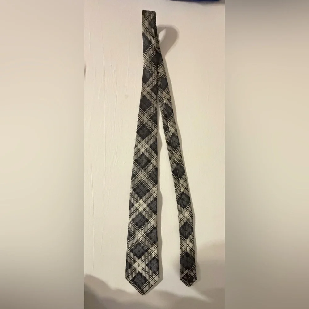 Plaid Silk Tie
